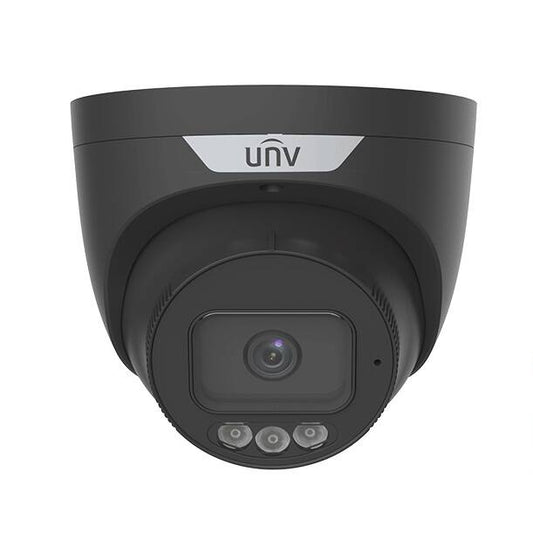 Uniview 5MP IP Turret TriGuard 2.0 Intelligent Light/Audible Warning 2.8mm Black (IPC3635SS-ADF28KMC-I1-BK)