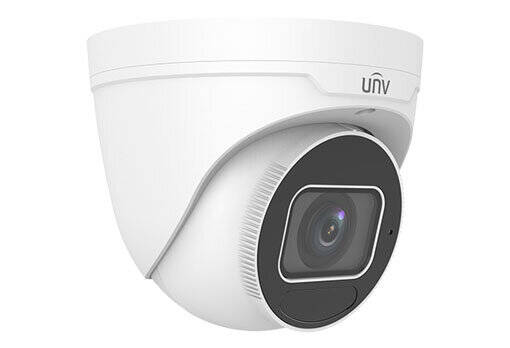 Uniview 4K IP Network Turret, 8MP, PoE, Mic, Starlight, 30m IR, Moto 2.8~12mm (IPC3638SB-ADZK-I0)