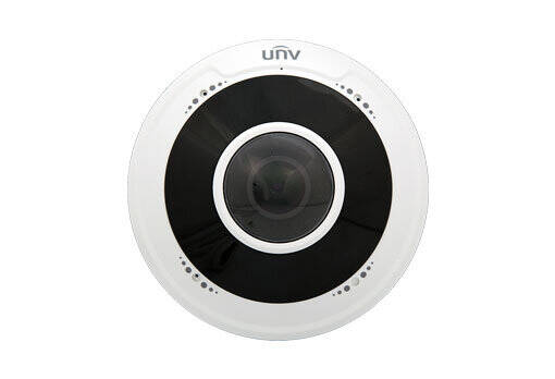 Uniview IP Network 5MP 360 Fish Eye Dome Camera, IP66, IR 33ft, IK10 (IPC815SB-ADF14K-I0)