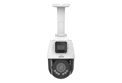 Uniview Network 2 x 2MP Lighthunter Dual-lens PTZ Camera, 2.8MM Fixed, 2.8~12mm (IPC9312LFW-AF28-2X4)