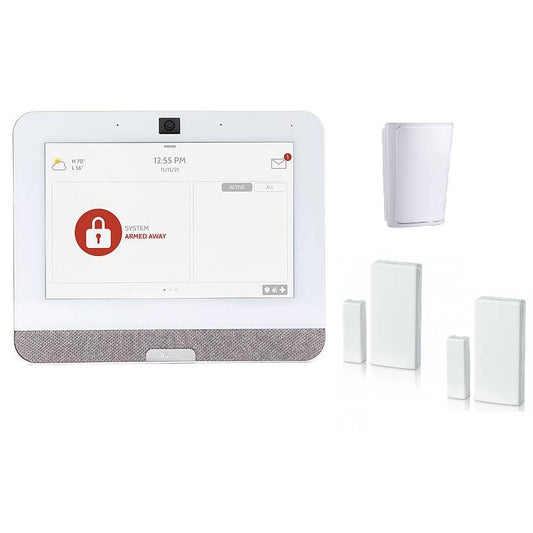 Qolsys IQ PoweG Panel 4 Kit, with 2x PG9303, 1x PG9914, AT&T (IQP4018-KIT-PG)