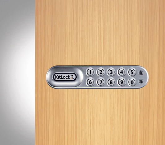Codelocks KL1000 Classic KitLock Electronic Locker Lock, Right Hand,Silver Grey (KL1000SG-RH)