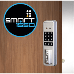 Codelocks KitLock SMART Keypad Lock, MIFARE capable Silver Gray (KL1550)
