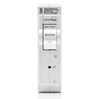 Leviton Branch Circuit Breaker AFCI 1P 15A 120V 10KA Thermal (LB115-AFT)