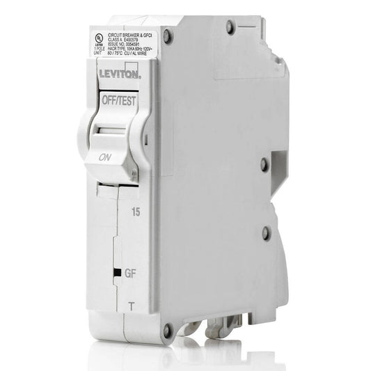 Leviton Branch Circuit Breaker15A 1-Pole, GFPE, Thermal (LB115-EPT)