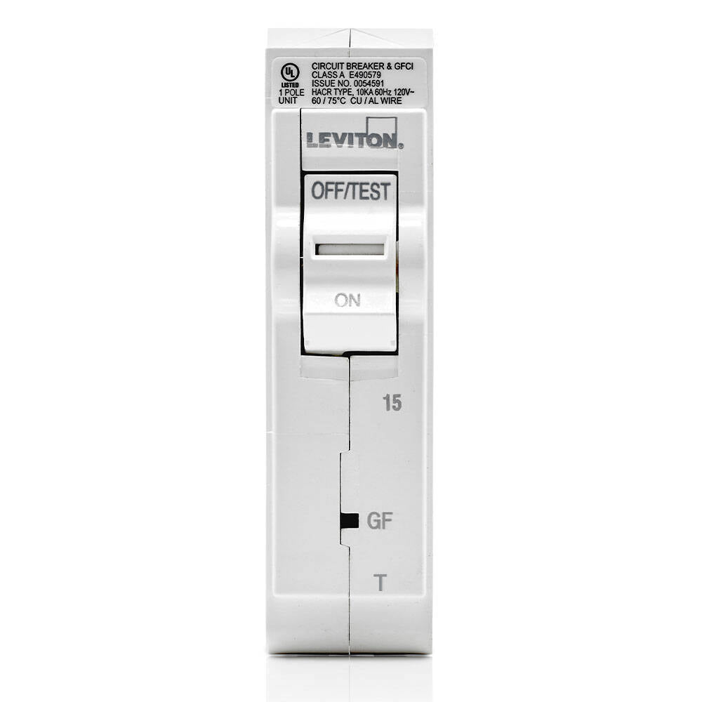 Leviton Branch Circuit Breaker15A 1-Pole, GFPE, Thermal (LB115-EPT)