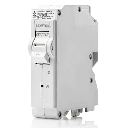 Leviton Branch Circuit Breaker 20A 1 Pole Thermal AFCI (LB120-AFT)