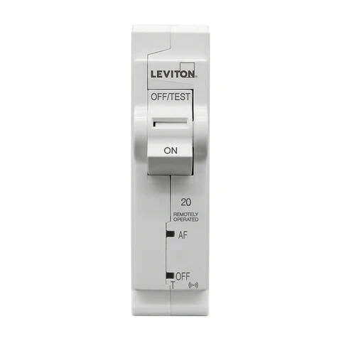 Leviton Branch Circuit Breaker 20A 1-POLE AFCI Thermal Smart w/ Remote, Gen 2 (LB120-AST)