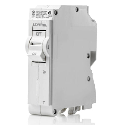 Leviton Branch Circuit Breaker STD 1P 20A 120V 10KA, Thermal (LB120-T)