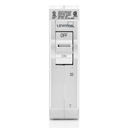 Leviton Branch Circuit Breaker STD 1P 20A 120V 10KA, Thermal (LB120-T)