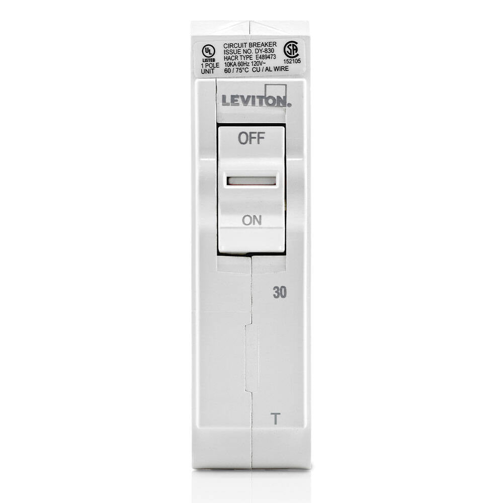 Leviton Branch Crcuit Breaker 30A 1-Pole Thermal (LB130-T)