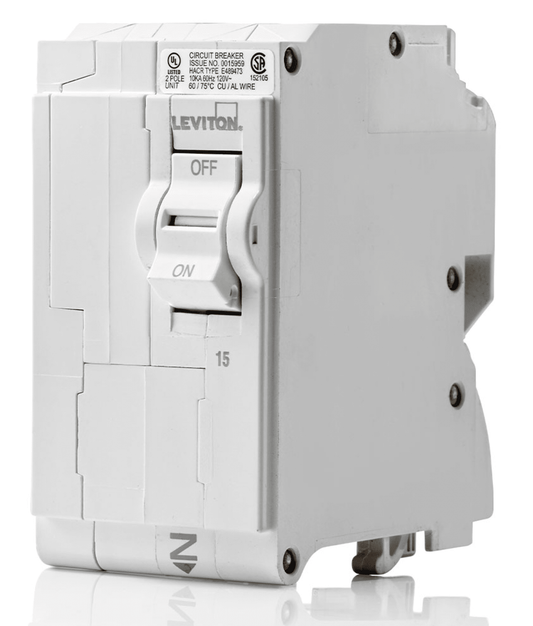 Leviton Branch Circuit Breaker GFCI 2P 15A 120/240V 10KA (LB215-G)