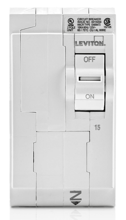 Leviton Branch Circuit Breaker GFCI 2P 15A 120/240V 10KA (LB215-G)