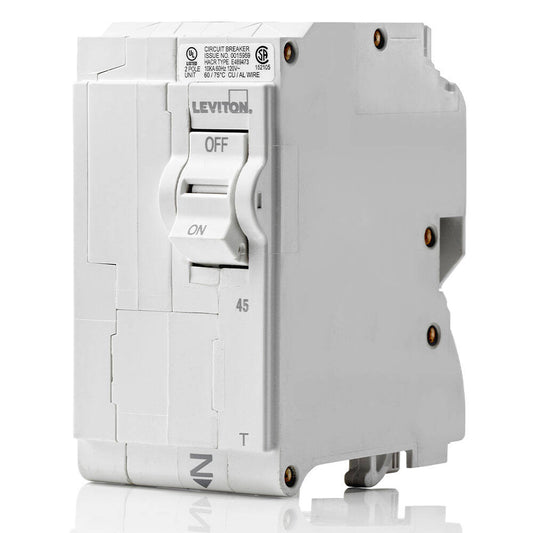 Leviton Branch Circuit Breaker 45A 2-Pole Thermal (LB245-T)