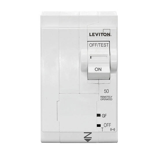 Leviton Branch Circuit Breaker 50A 2-POLE GFCI Thermal Smart w/ Remote, Gen 2 (LB250-GST)