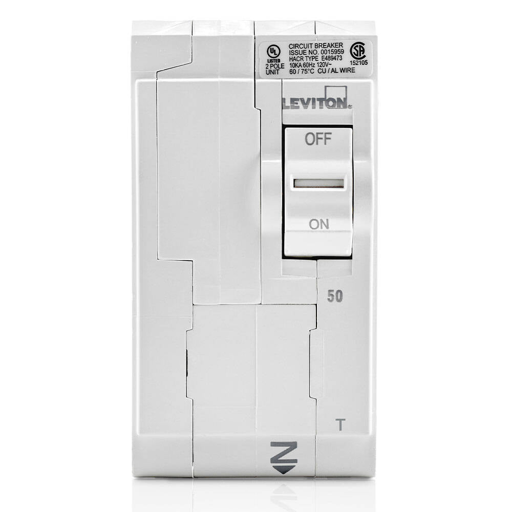 Leviton Branch Circuit Breaker 50A 2-Pole Thermal (LB250-T)