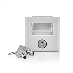 Leviton Accessory Door Latch with Lock For Load Center (LDRLK)