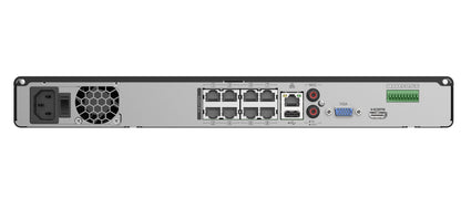 Luminys R3 Series NVR,8MP 8 Ch Mini 1U 8-Port PoE, 1SATA, Analytics by Cam, 2TB (LM-R31-8PA2)