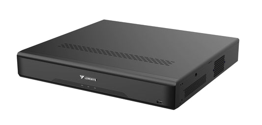 Luminys R5 Mainstream NVR, 32MP 32 CH 1.5U Dual NIC, 4SATA, Analytics by Rec,4TB (LM-R54-32NA4)
