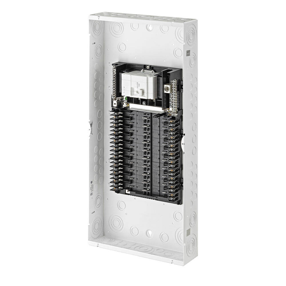 Leviton Load Center Indoor NEMA1, 100A Main Breaker, 20 Space, Standard Door (LP210-BDC)