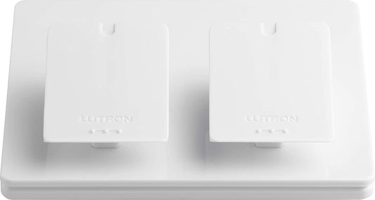 Lutron Dual Pedestal for Two Pico Remotes, White (L-PED2-WH)