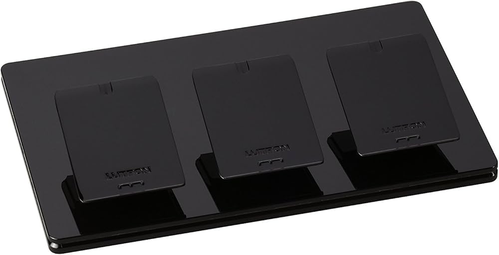 Lutron Triple Pedestal for Three Pico Remotes, Black (L-PED3-BL)