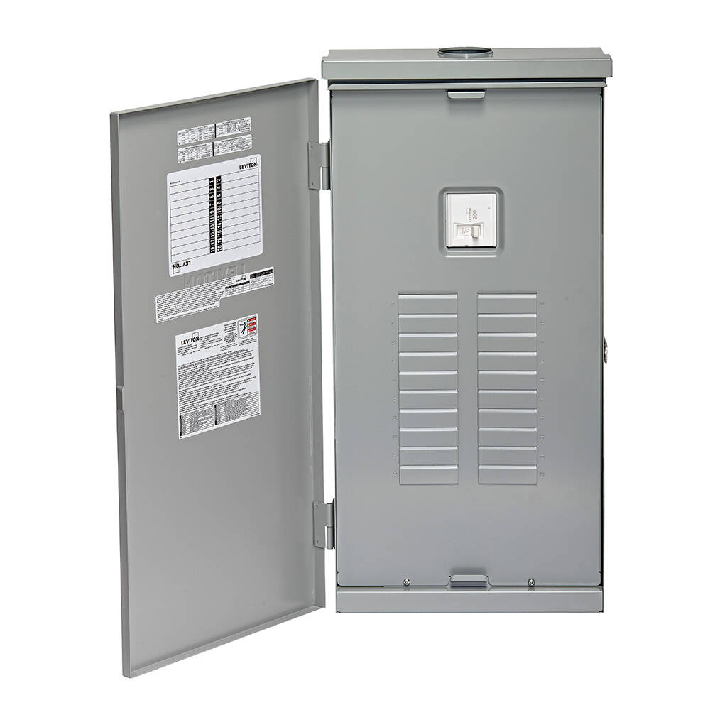 Leviton Load Center Outdoor NEMA3, 200A Main Breaker, 20 Space (LR220-BDC)