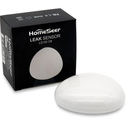 Détecteur de fuite d'eau longue portée HomeSeer G8 Z-Wave Plus (LS100-G8)