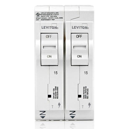Leviton Plug-On Surge Protection Device 15A Thermal (LSPD1-T)