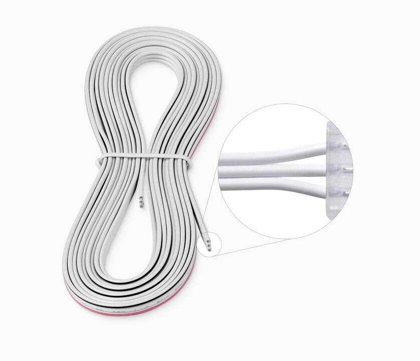 Lutron 3-Conductor, 22AWG Wire for Lumaris Tunable White LED Tape Light, 50ft (LU-WK1-TW)
