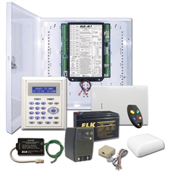 Elk M1 Gold Alarm System Kit 2 Way Transceiver, M1KP2 Keypad, Fob (M1GSYS4STW)