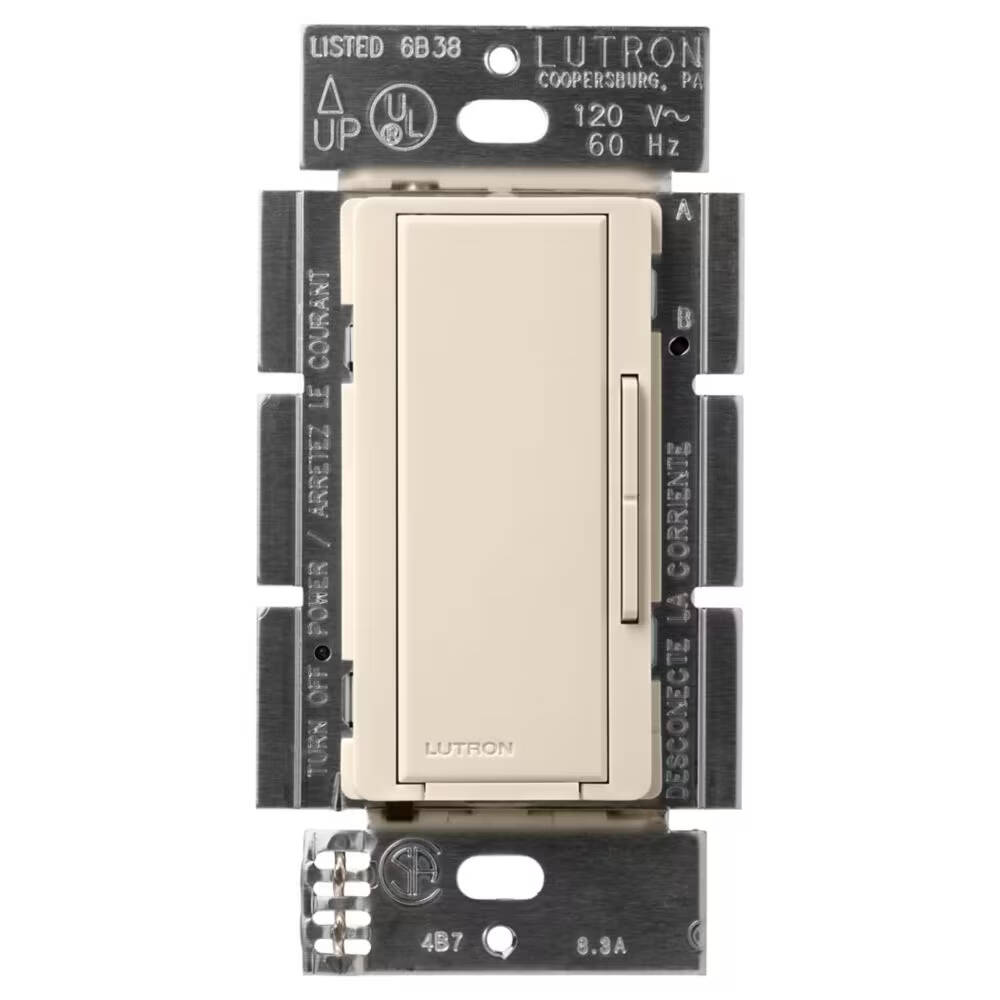 Lutron Maestro Accessory Dimmer, Light Almond (MA-R-LA-CSA)