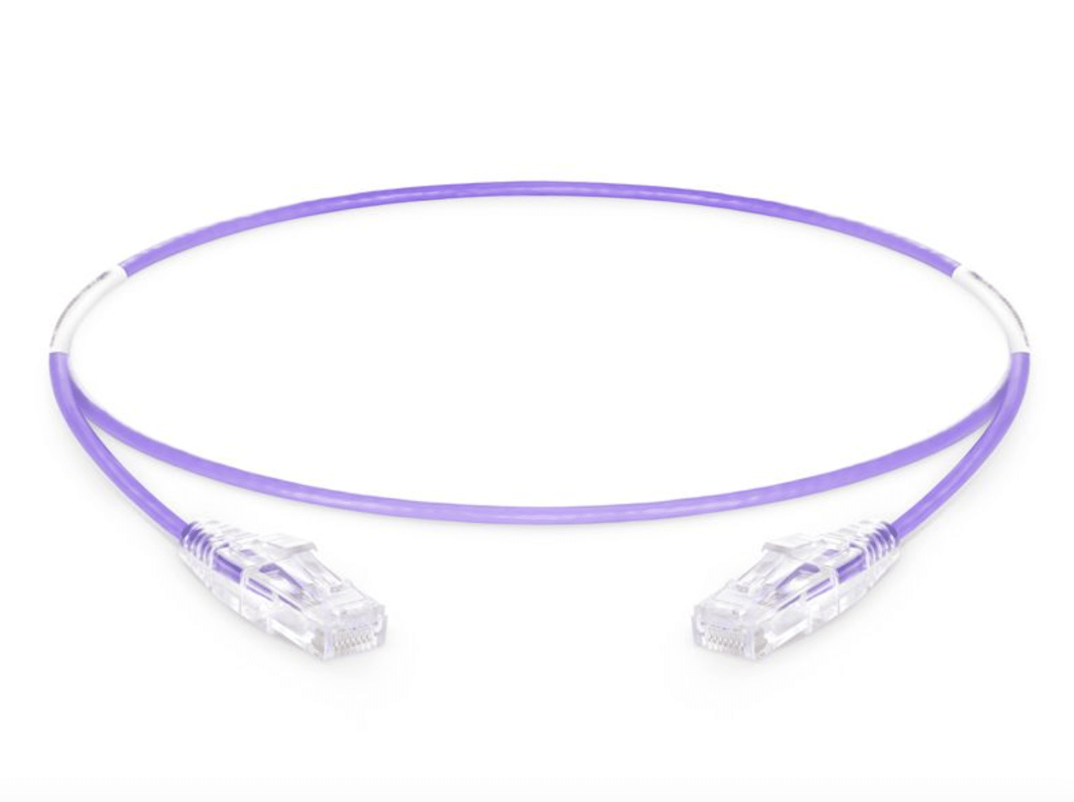 CAT6 Molded Snagless Gigabit Patch Cable, 1 Foot 0.3 m, Purple (MAX-C6PATCH1PU)