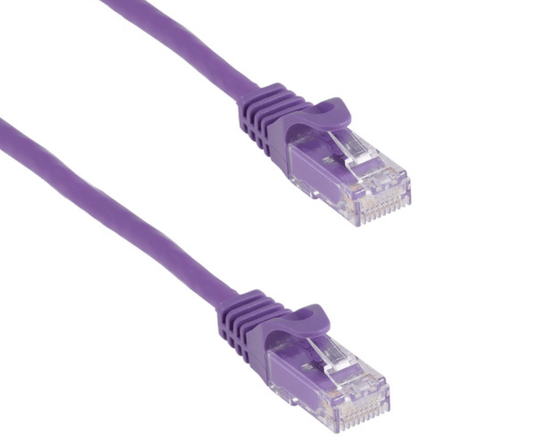 CAT6 Molded Snagless Gigabit Patch Cable, 3 Foot 0.9 m, Purple (MAX-C6PATCH3PU)