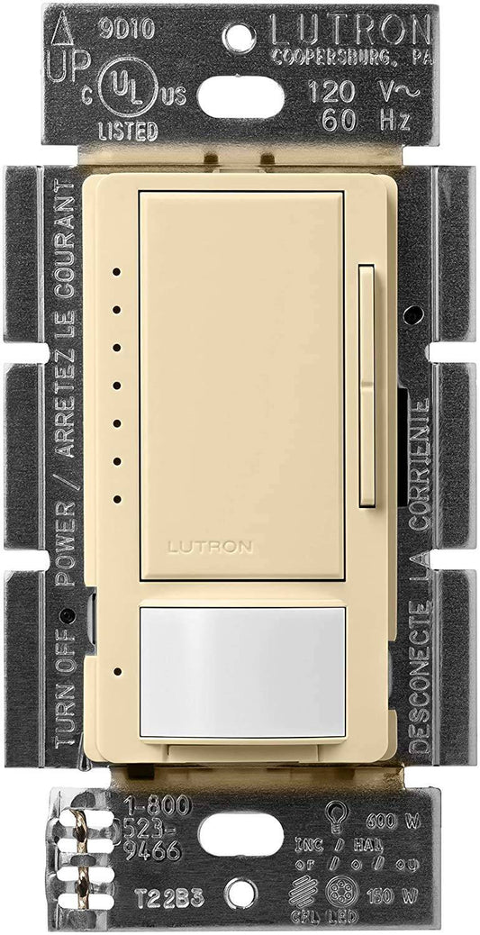 Lutron Maestro Occupancy Sensor LED+ Dimmer, Ivory (MSCL-OP153M-IV)