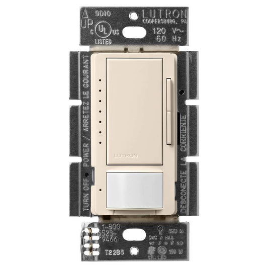 Lutron Maestro Occupancy Sensor LED+ Dimmer, Light Almond (MSCL-OP153M-LA)