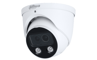 Cámara Dahua de 4 MP con tecnología Night Color 2.0 Fusion Eyeball de 2,8 mm y doble lente ePoE (N45DUD2)