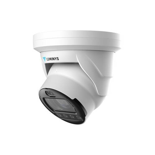 Luminys 8MP LumiDeterrent IP Turret 2.7-13.5mm, IR / White LEDs, Flashing Lights (LM-N5T-8DAV)