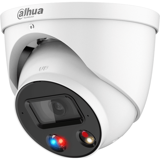 Dahua 8MP TiOC Eyeball 2.8mm, White-light LEDs, Starlight, Flashing Lights (N83BU82)