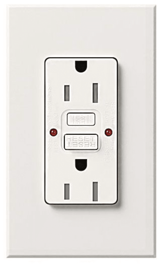 Lutron Nova T 15A Tamper Resistant Receptacle, GFCI Self Testing, White (NTR-15-GFST-WH)