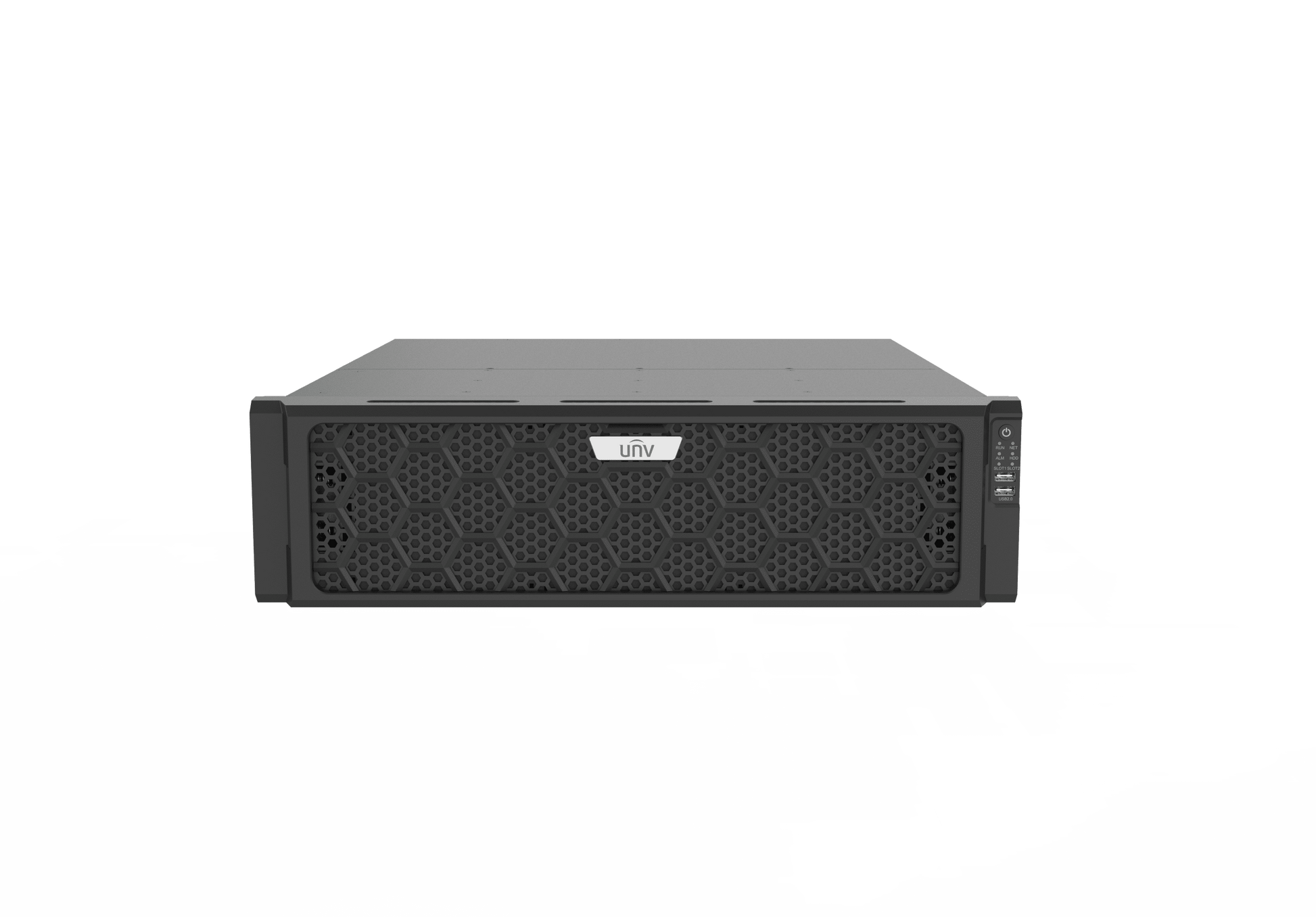 Uniview UNV 128 Channel 4K NVR, 16 SATA Ports, Hot Plug HDD, 4 NIC (NVR516-128E-R)