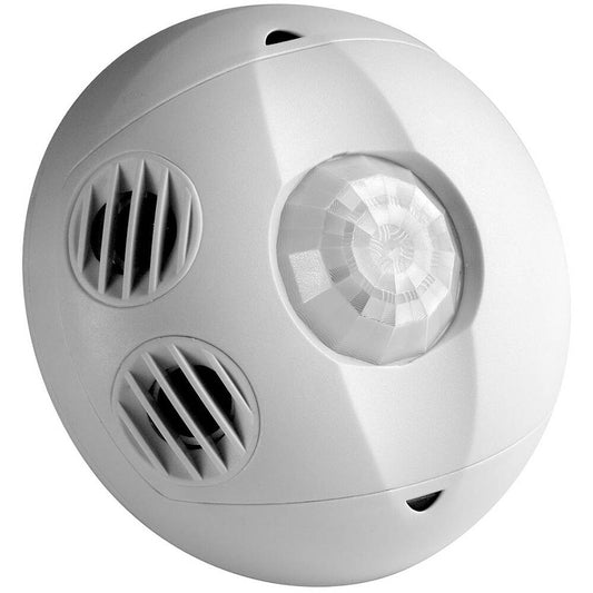 Leviton Low Voltage Ceiling Mount PIR Occupancy Sensor, 500 Foot, 24VDC, White (OSC05-M0W)
