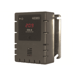 Macurco Oxygen O2 Fixed Gas Detector Controller Transducer, Low Voltage, Gray (OX-6)