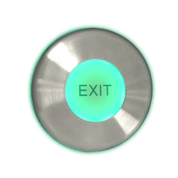 Paxton Exit Button Marine, Brushed Aluminum (PAX-593-721-US)