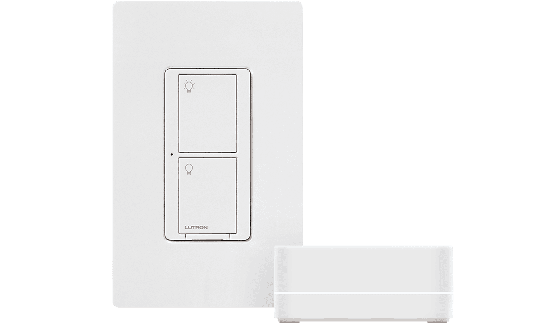 Lutron Caseta Wireless Starter Kit with Bridge, Smart Switch (P-BDG-PKG1WS-C)