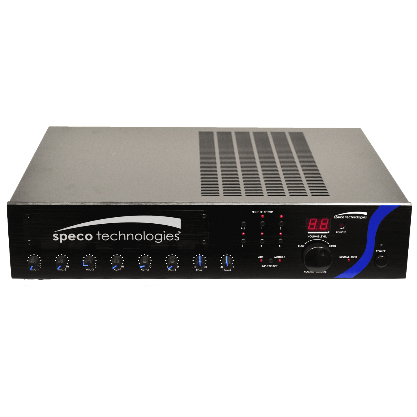 Speco 240W PA Mixer Amplifier with Module Bay (SPE-PBM240A)