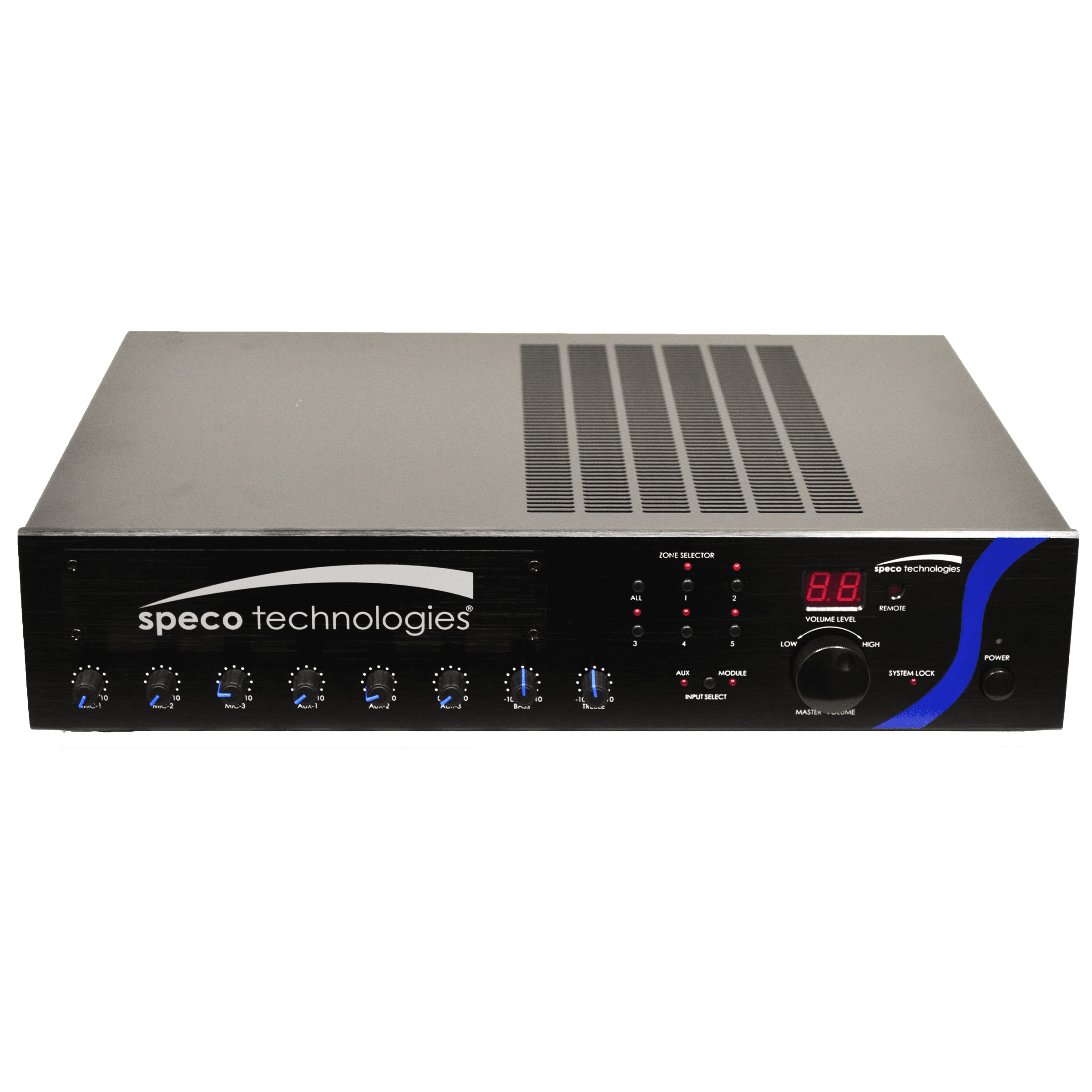 Speco 240W PA Mixer Amplifier with Module Bay (SPE-PBM240A)