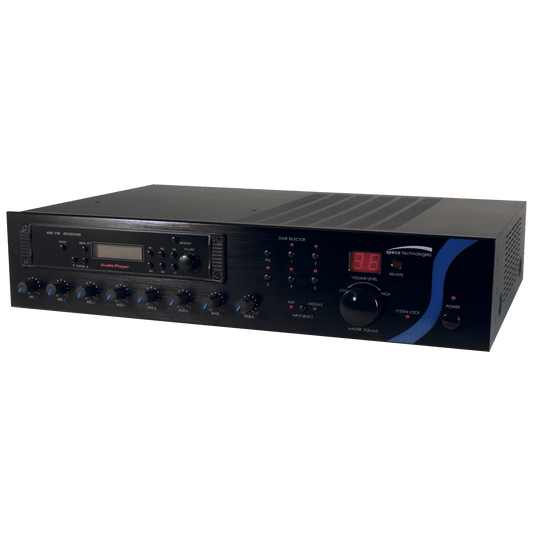 Speco 60W PA Mixer Amplifier with Tuner (SPE-PBM60AT)