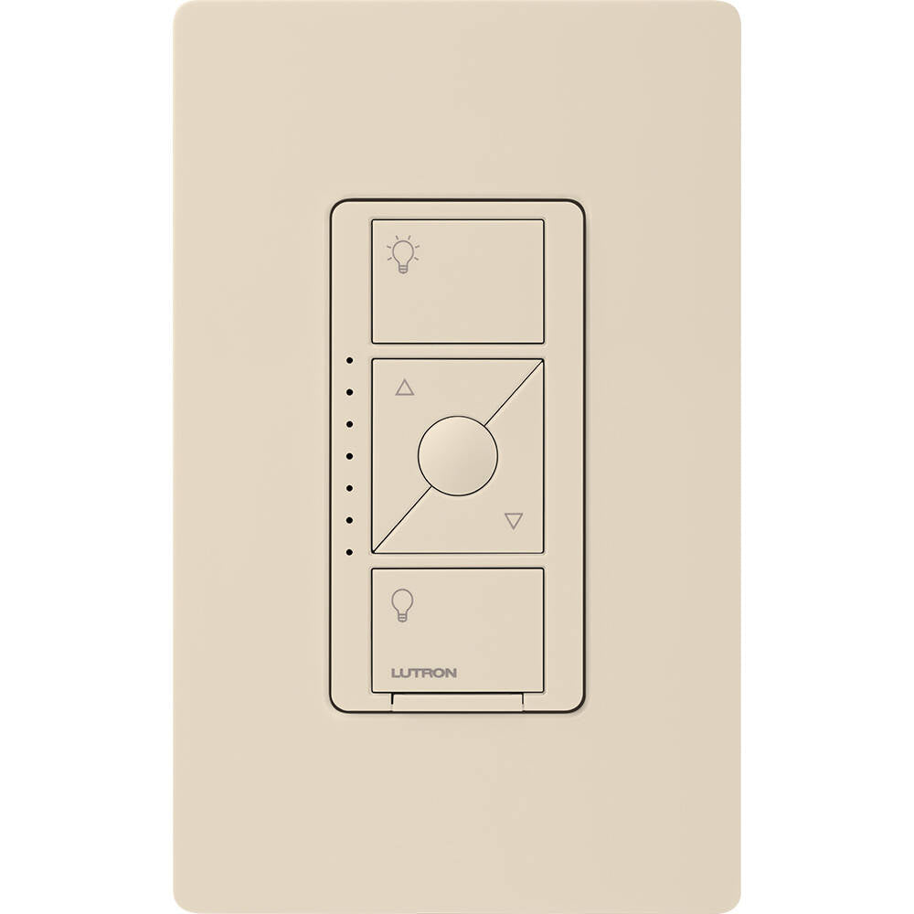 Lutron Caseta Wireless In-Wall ELV+ Dimmer, Light Almond (PD-5NE-LA-C)