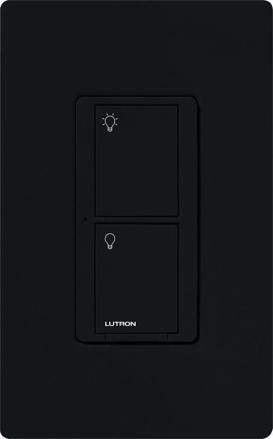 Lutron Caseta Wireless PRO 5A In-Wall, Dual Voltage, No Neutral Switch, Black (PD-5WS-DV-BL)